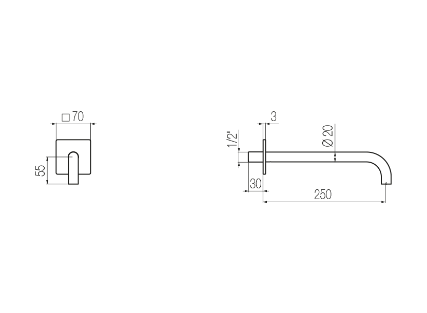 Radomonte CHQ25 - disegno tecnico