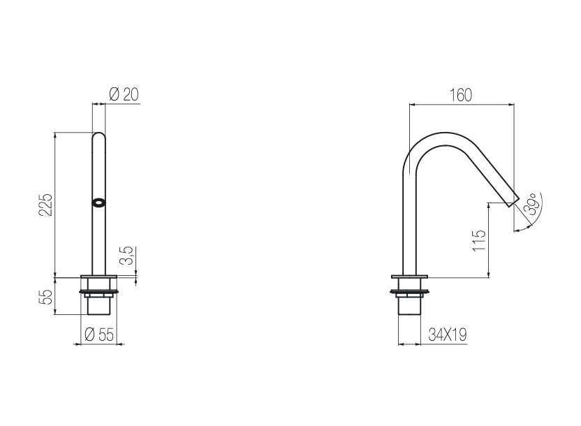 Radomonte CHT1 - disegno tecnico