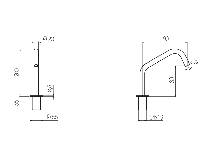 Radomonte CHT91 - disegno tecnico