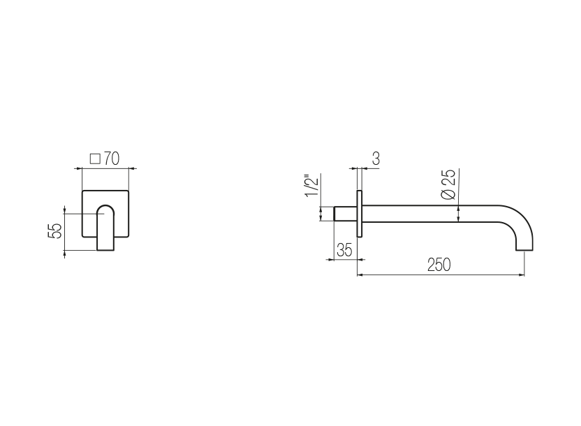 Radomonte CHV21 - disegno tecnico