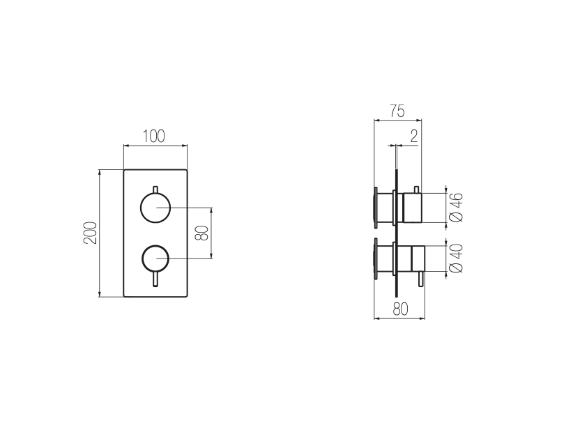 Radomonte DEX13 - disegno tecnico