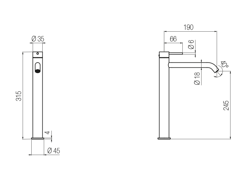 Radomonte DEX3 - disegno tecnico