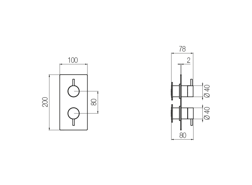 Radomonte DEX9 - disegno tecnico