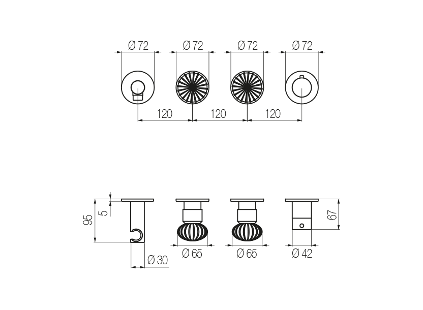 Radomonte DRN51 - disegno tecnico