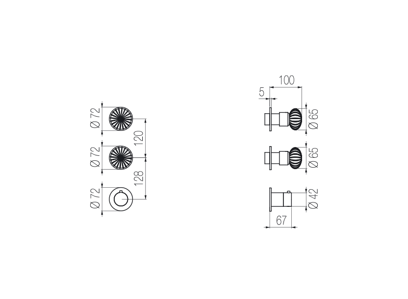 Radomonte DRN55 - disegno tecnico