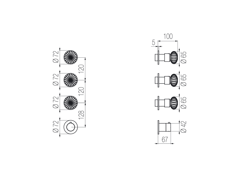 Radomonte DRN56 - disegno tecnico