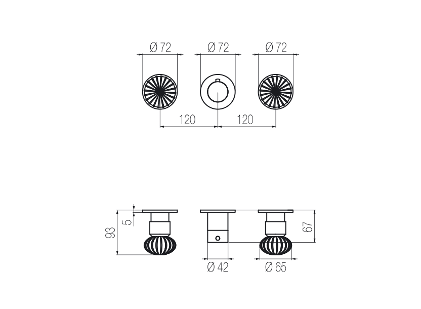 Radomonte DRN60 - disegno tecnico