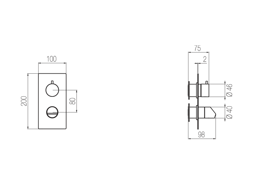 Radomonte DUN13 - disegno tecnico