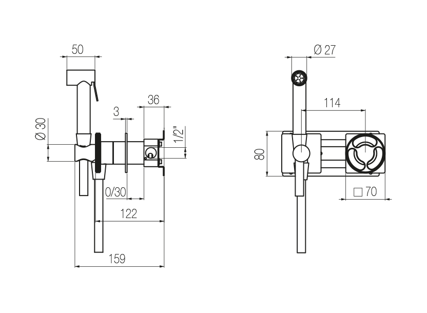 Radomonte INA4 - disegno tecnico