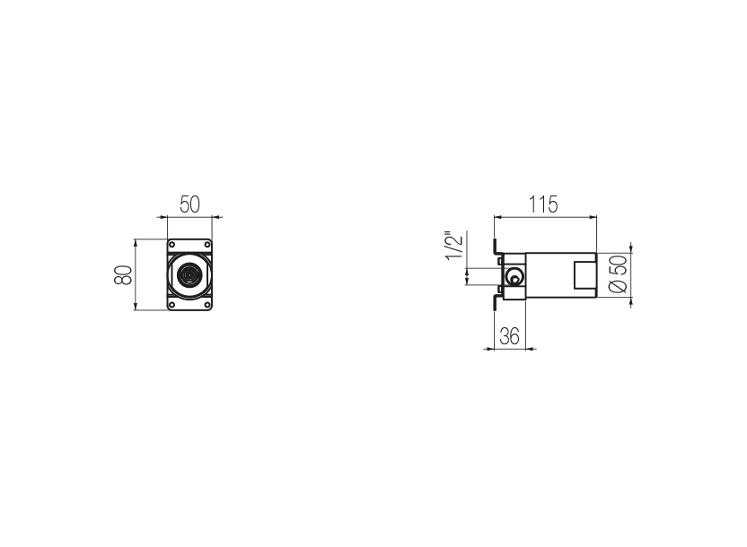 Radomonte INW1 - disegno tecnico