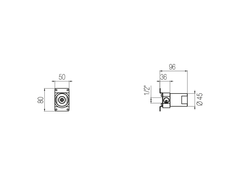 Radomonte INW10 - disegno tecnico