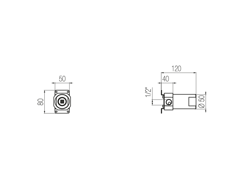 Radomonte INW11 - disegno tecnico