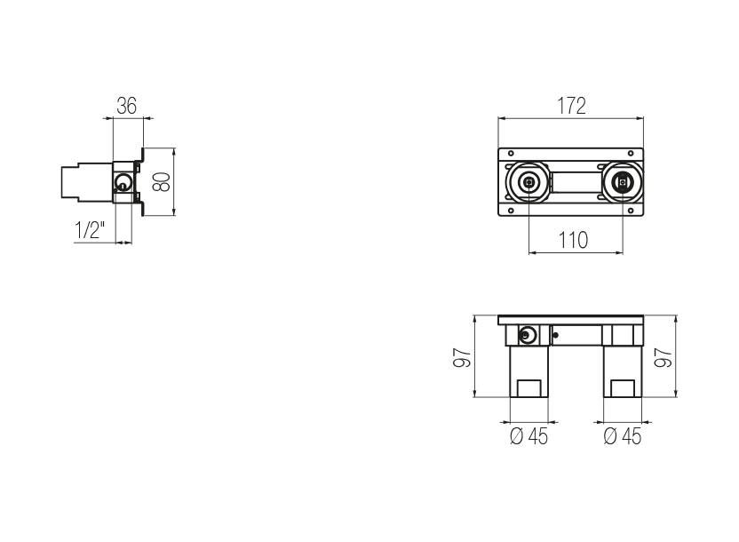 Radomonte INW12 - disegno tecnico