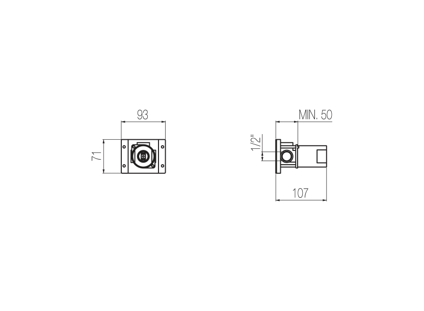 Radomonte IXW8 - disegno tecnico