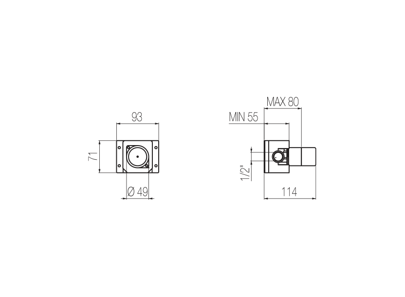 Radomonte IZN8 - disegno tecnico