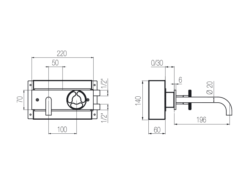 Radomonte KAN21 - disegno tecnico