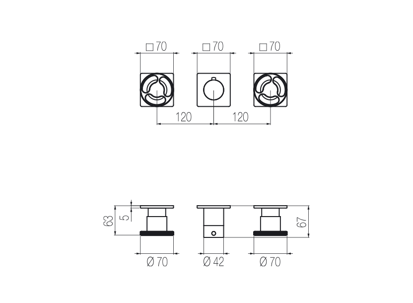 Radomonte KAN60 - disegno tecnico