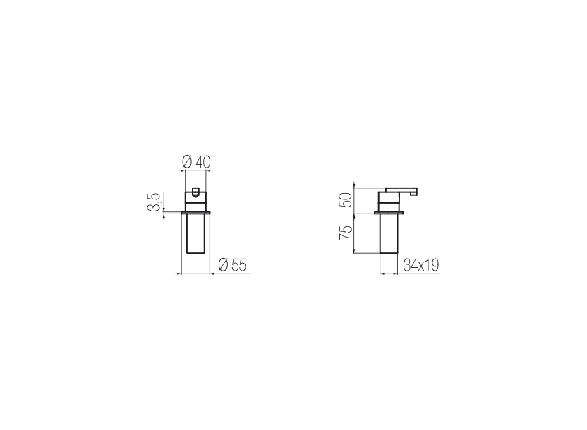 Radomonte KIR12 - disegno tecnico
