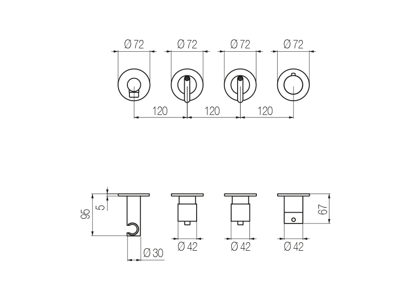 Radomonte KIR51 - disegno tecnico