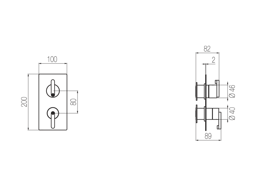 Radomonte KRM3 - disegno tecnico