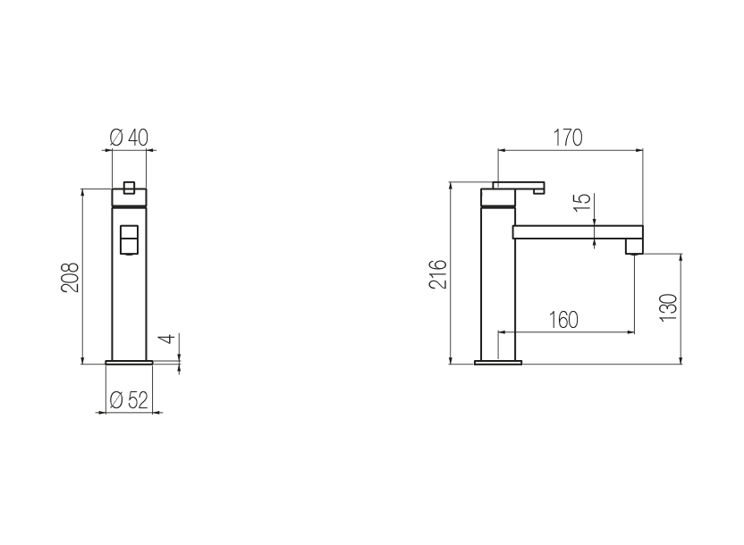 Radomonte KRN92 - disegno tecnico