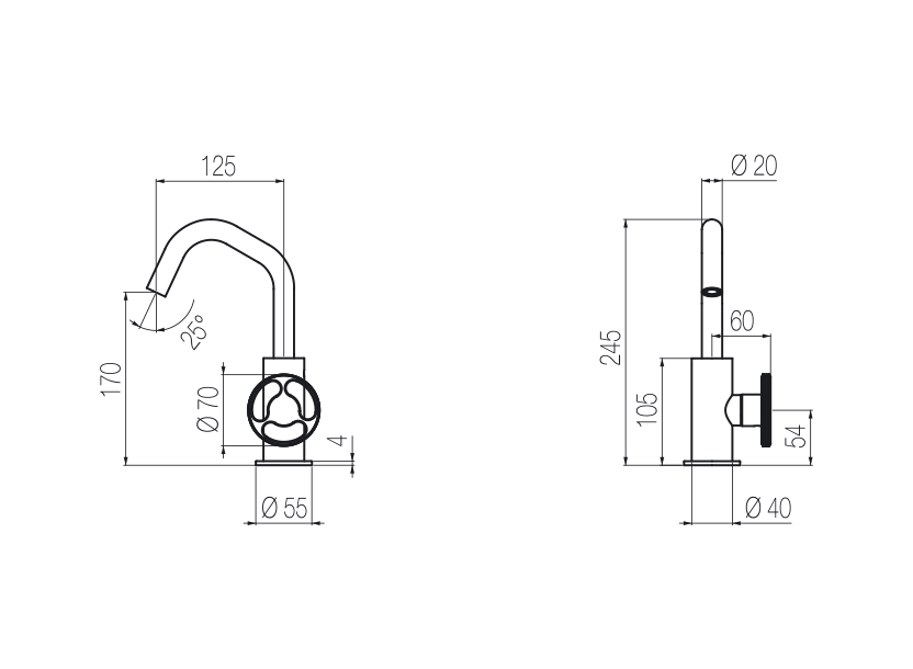 Radomonte KTN1 - disegno tecnico