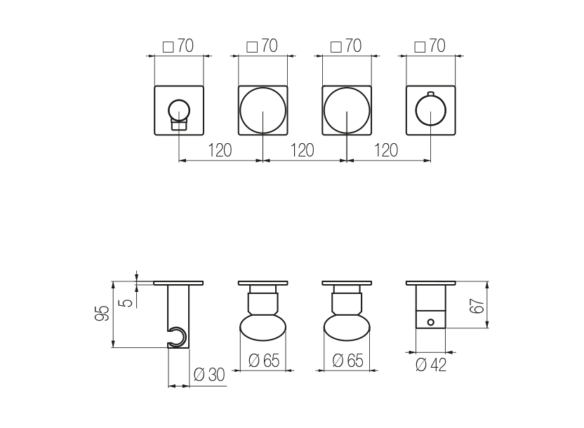 Radomonte MIN51 - disegno tecnico