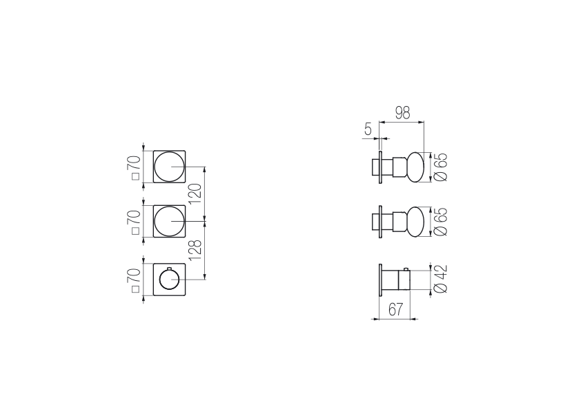Radomonte MIN55 - disegno tecnico