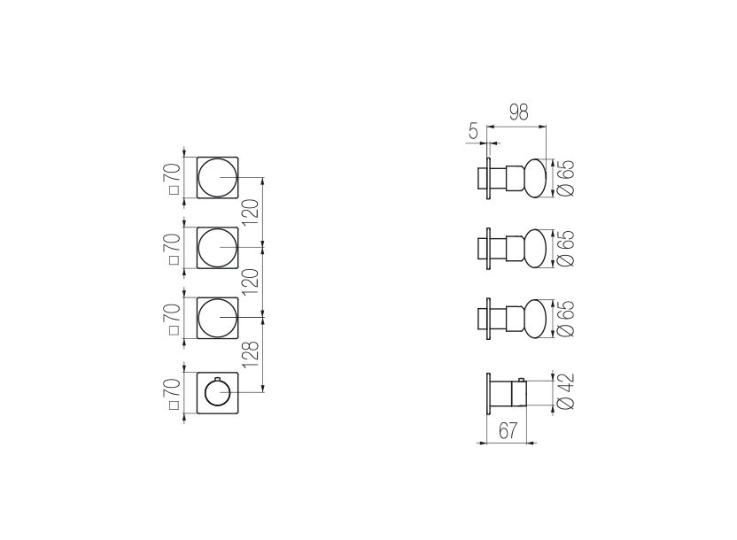 Radomonte MIN56 - disegno tecnico
