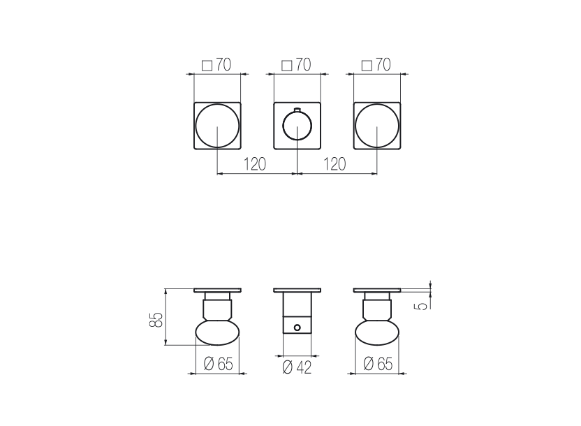 Radomonte MIN60 - disegno tecnico