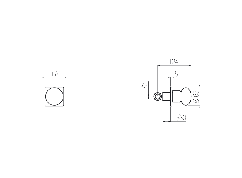 Radomonte MIR49 - disegno tecnico