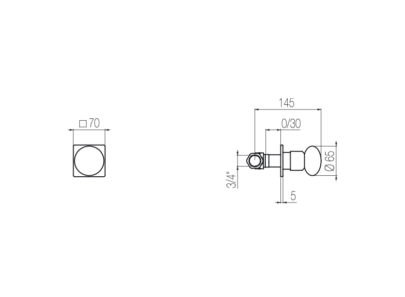 Radomonte MIR50 - disegno tecnico