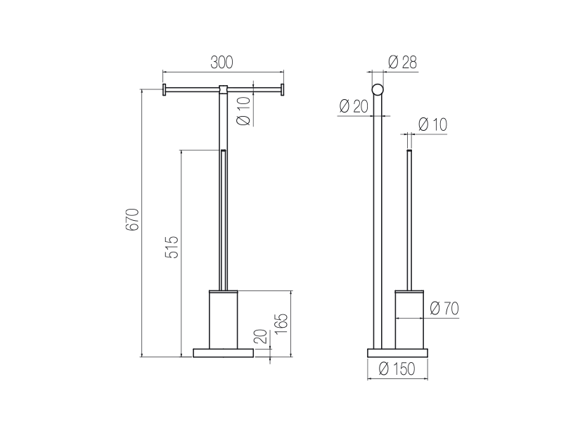 Radomonte PCX51 - disegno tecnico