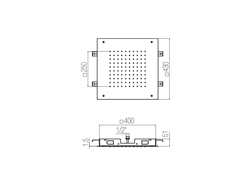 Radomonte PIA1 - disegno tecnico