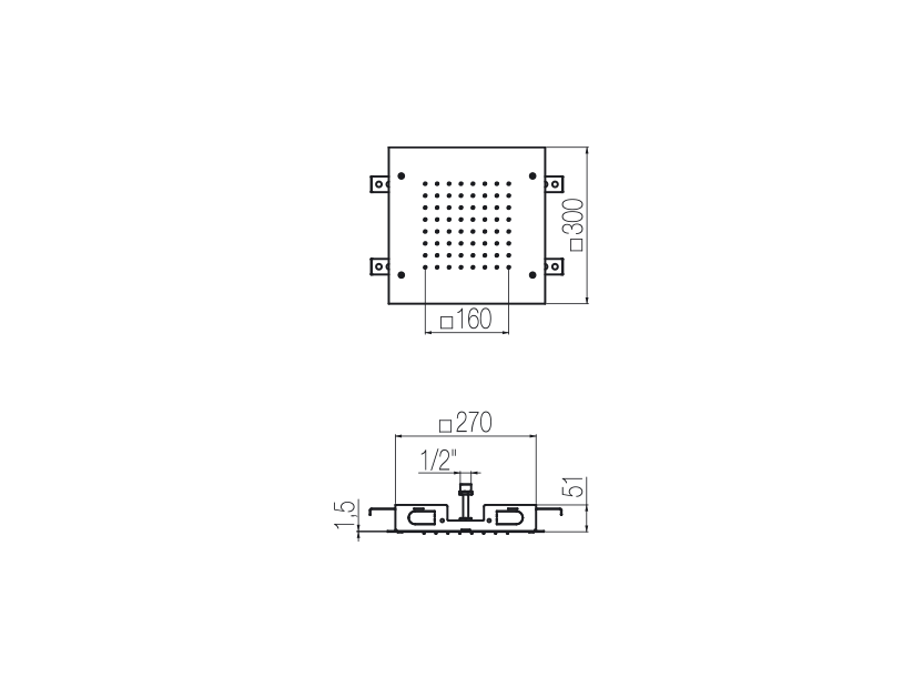 Radomonte PIA12 - disegno tecnico