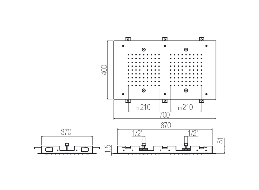 Radomonte PIA6 - disegno tecnico