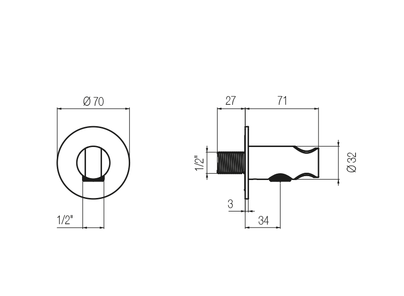 Radomonte PRX2 - disegno tecnico