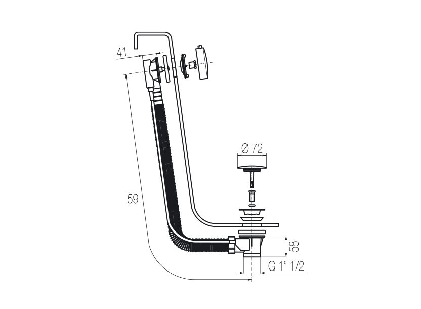 Radomonte SCA97 - disegno tecnico