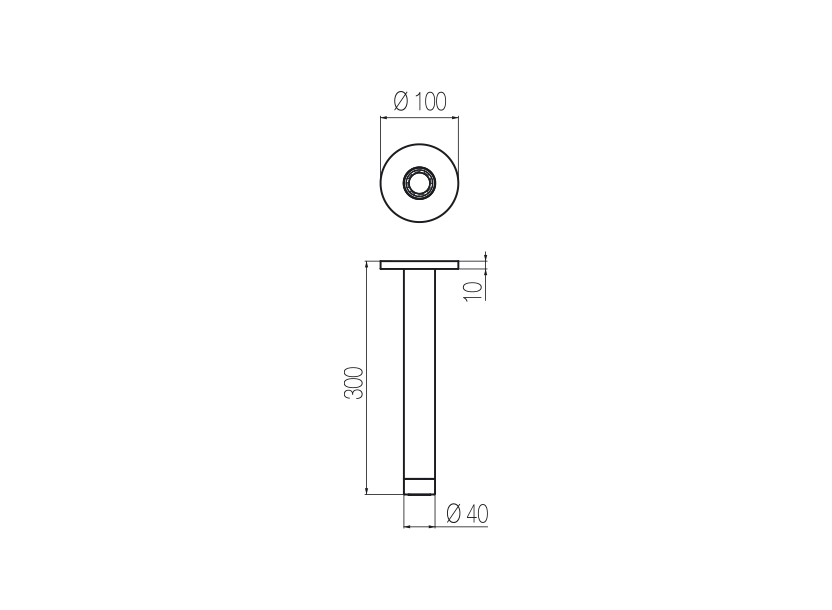Radomonte SSN2 - disegno tecnico