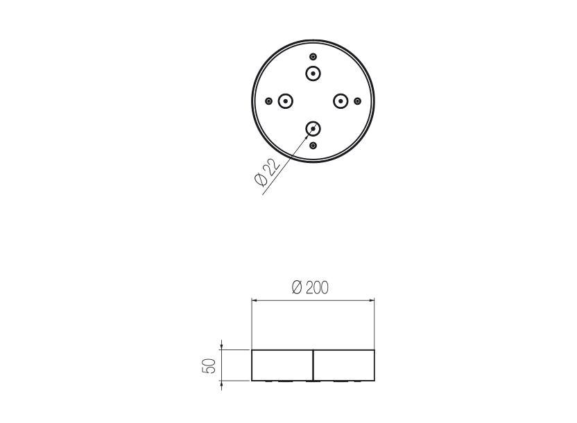 Radomonte SSN4 - disegno tecnico