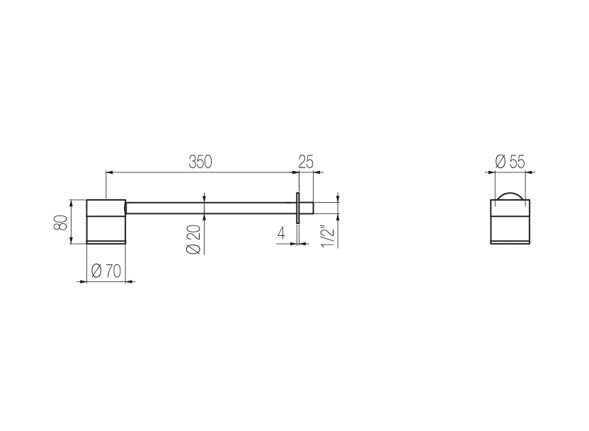 Radomonte SWN2 - disegno tecnico