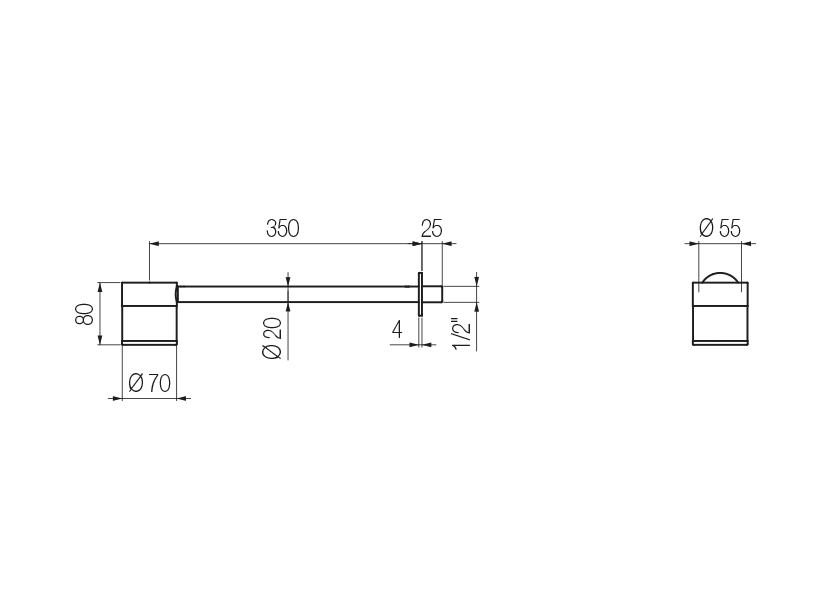 Radomonte SWN5 - disegno tecnico