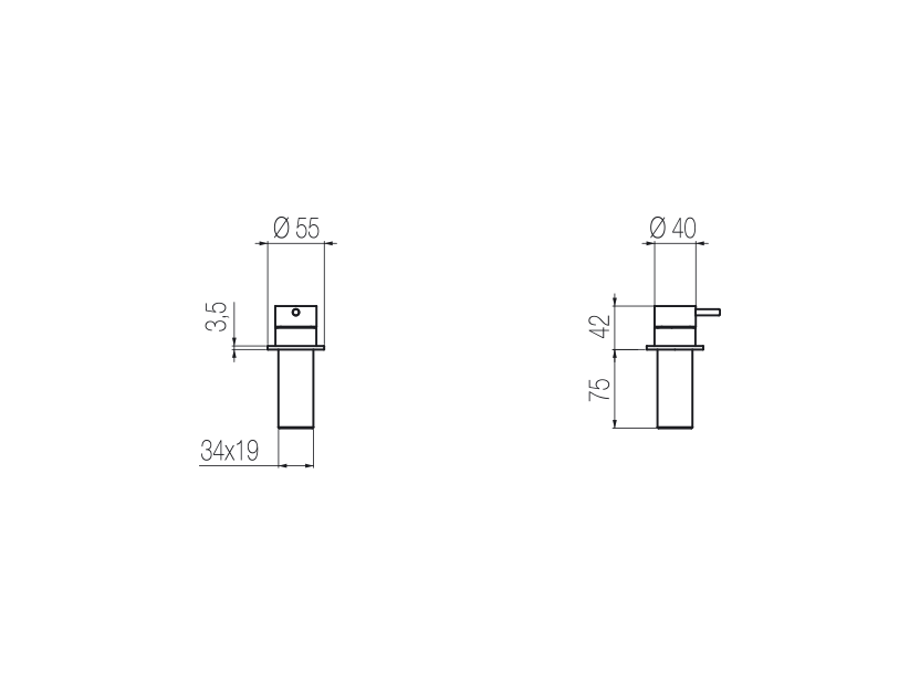 Radomonte TKI12 - disegno tecnico