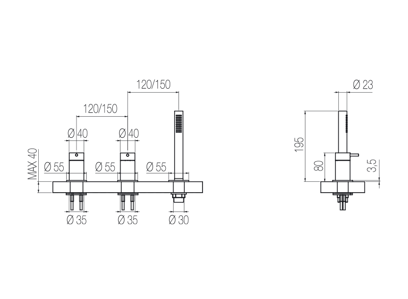Radomonte TKI14 - disegno tecnico