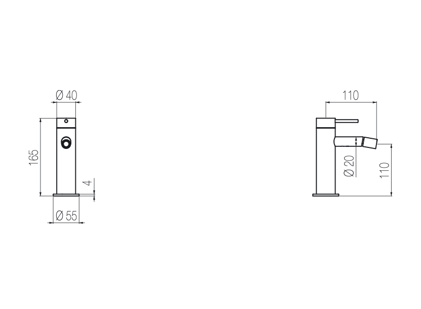 Radomonte TON94 - disegno tecnico