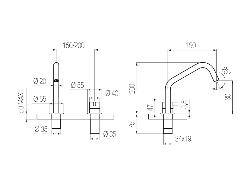 Radomonte TQN31 - disegno tecnico