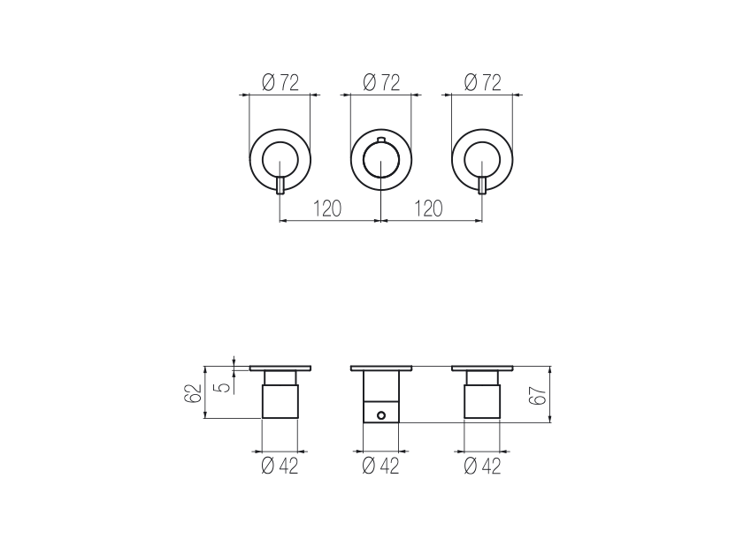 Radomonte TQN60 - disegno tecnico