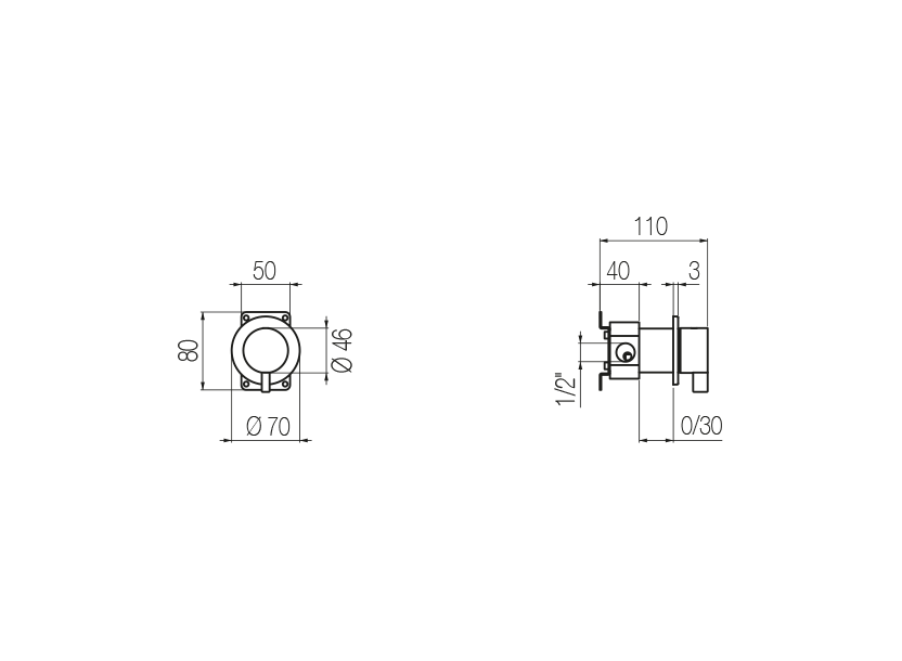 Radomonte TQW11 - disegno tecnico