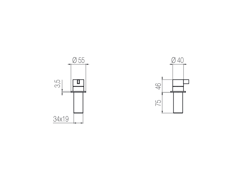 Radomonte TXQ12 - disegno tecnico