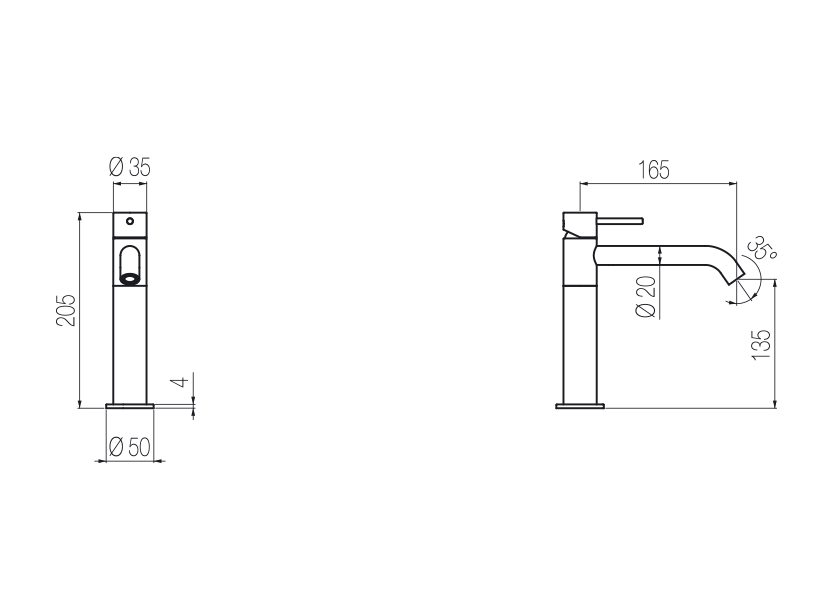 Radomonte ZER2 - disegno tecnico
